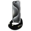 Guess GUHCP16LHC4SEK iPhone 16 Pro 6.3  czarny/black hardcase Crossbody Cord 4G Print